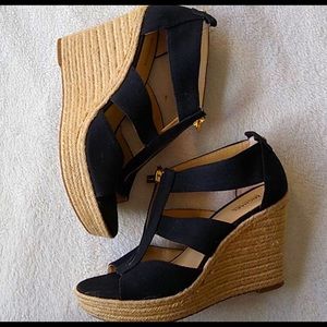 Michael Kors Damita Espadrille Wedge size 8.5